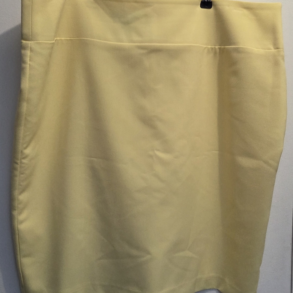 Alfani Women's Yellow Pencil Skirt